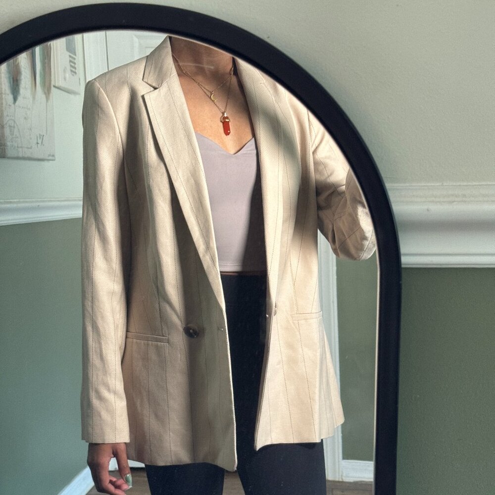 Express tan blazer